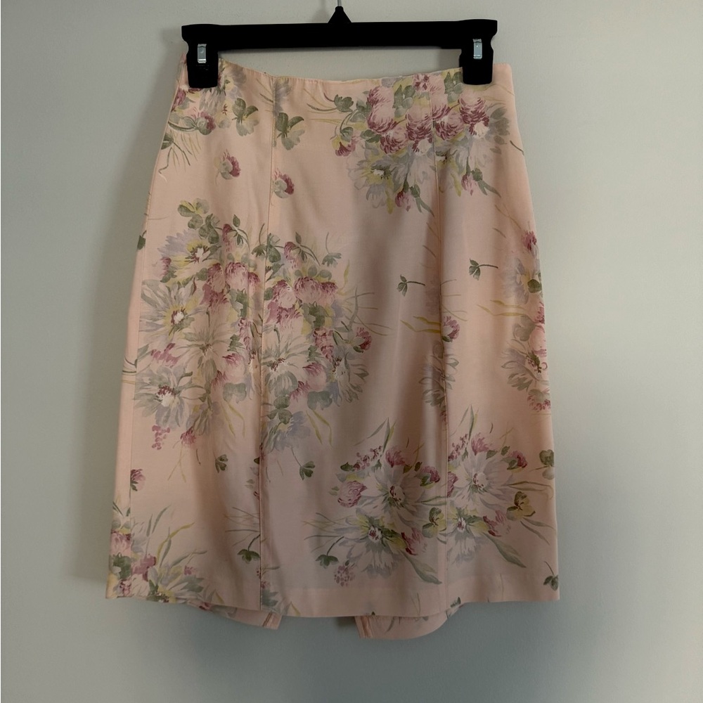 VTG Pastel Floral Slip Skirt